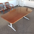 Maple Tapered Work / Meeting / Break Room Table 72" x 30 - 40"